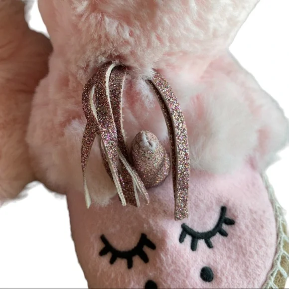 Hanna Andersson Pink Unicorn Slippers Size 9-10 - Picture 3 of 11